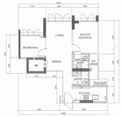 Blk 311B Trivelis (Clementi), HDB 3 Rooms #494405131